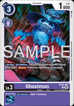 Ghostmon (BT23 - 061) - Hackers' Slumber (Common) [BT - 23 - 061] - El Duelista