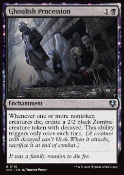 Ghoulish Procession⁣ - Innistrad Remastered⁣ (Uncommon)⁣ [110] - El Duelista
