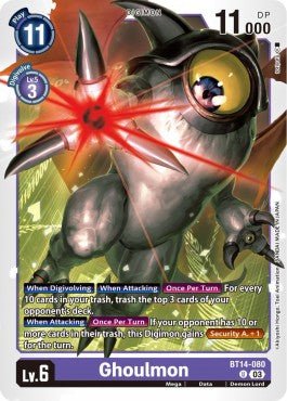 Ghoulmon (BT14 - 080)⁣ - Blast Ace⁣ (Uncommon)⁣ [080] - El Duelista