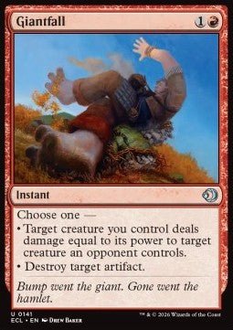 Giantfall - Lorwyn Eclipsed (Uncommon) [ECL - 141] - El Duelista