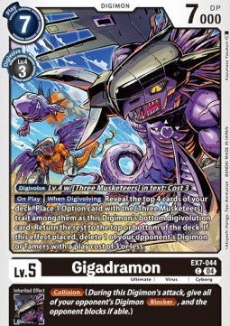 Gigadramon (EX7 - 044) (V.1)⁣ - Digimon Liberator⁣ (Common)⁣ [044] - El Duelista