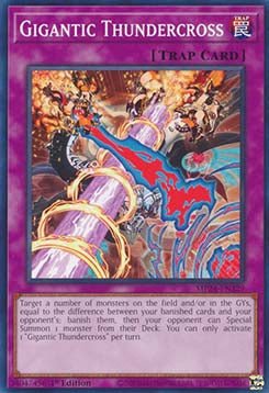 Gigantic Thundercross⁣ - 25th Anniversary Tin: Dueling Mirrors⁣ (Common)⁣ [329] - El Duelista