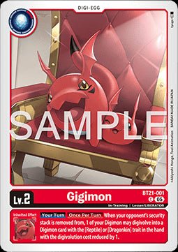 Gigimon (BT21 - 001)⁣ - World Convergence⁣ (Common)⁣ [001] - El Duelista