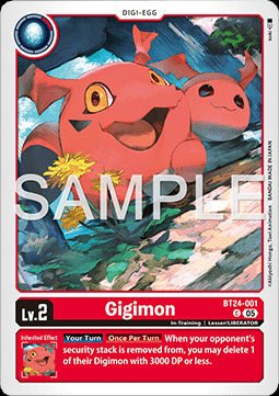Gigimon (BT24 - 001) - Time Stranger (Common) [BT - 24 - 001] - El Duelista