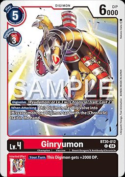 Ginryumon (BT20 - 012)⁣ - Special Booster Ver 2.5⁣ (Common)⁣ [012] - El Duelista