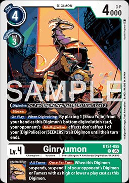 Ginryumon (BT24 - 055) - Time Stranger (Common) [BT - 24 - 055] - El Duelista