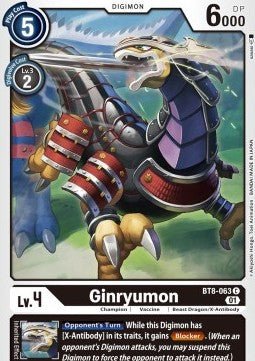 Ginryumon (BT8 - 063)⁣ - New Awakening⁣ (Common)⁣ [063] - El Duelista