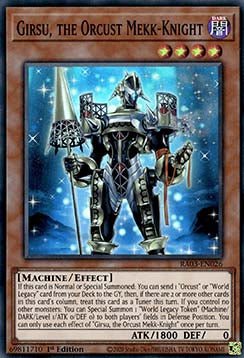 Girsu, the Orcust Mekk - Knight (V.1 - Super Rare)⁣ - Quarter Century Bonanza⁣ (Super Rare)⁣ [026] - El Duelista