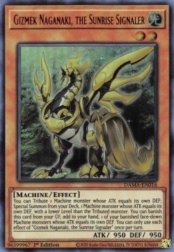 Gizmek Naganaki, the Sunrise Signaler - Dawn of Majesty (Ultra Rare) [DAMA - 016] - El Duelista