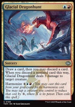 Glacial Dragonhunt⁣ - Tarkir: Dragonstorm⁣ (Uncommon)⁣ [188] - El Duelista