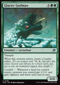 Glacier Godmaw⁣ - Edge of Eternities⁣ (Uncommon)⁣ [188] - El Duelista