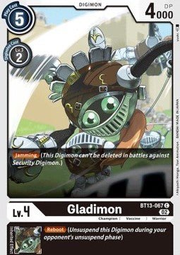 Gladimon (BT13 - 067)⁣ - Versus Royal Knights⁣ (Common)⁣ [067] - El Duelista