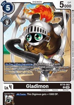Gladimon (BT18 - 062)⁣ - Special Booster Ver 2.0⁣ (Common)⁣ [062] - El Duelista