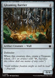 Gleaming Barrier⁣ - Magic: The Gathering Foundations⁣ (Common)⁣ [252] - El Duelista