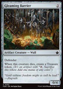 Gleaming Barrier⁣ - Magic: The Gathering Foundations⁣ (Common)⁣ [252] - El Duelista
