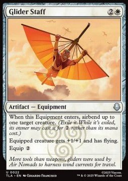 Glider Staff - Magic: The Gathering | Avatar: The Last Airbender (Uncommon) [TLA - 22] - El Duelista