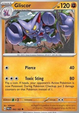 Gliscor⁣ - Paradox Rift⁣ (Uncommon)⁣ [092] - El Duelista