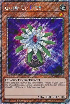 Glow - Up Bulb (V.1 - Platinum Secret Rare)⁣ - Quarter Century Bonanza⁣ (Platinum Secret Rare)⁣ [245] - El Duelista