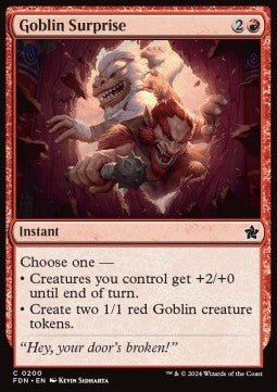 Goblin Surprise⁣ - Magic: The Gathering Foundations⁣ (Common)⁣ [200] - El Duelista