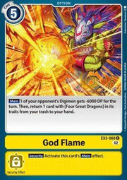 God Flame (EX3 - 068)⁣ - Draconic Roar⁣ (Common)⁣ [068] - El Duelista