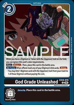 God Grade Unleashed (EX10 - 070) (V.1) - Sinister Order (Common) [070] - El Duelista