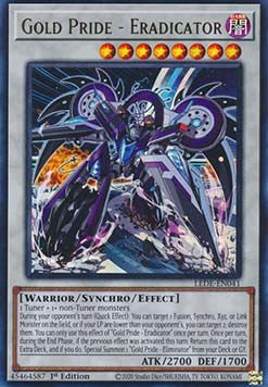 Gold Pride - Eradicator (V.1 - Ultra Rare) - Legacy of Destruction (Ultra Rare) [LEDE - 041] - El Duelista