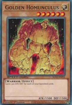 Golden Homunculus (V.1 - Common)⁣ - Speed Duel GX: Duelists of Shadows⁣ (Common)⁣ [F02] - El Duelista