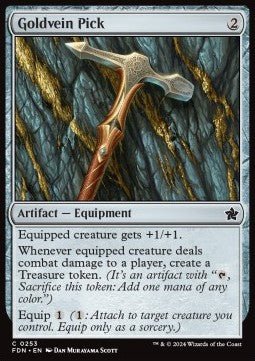 Goldvein Pick⁣ - Magic: The Gathering Foundations⁣ (Common)⁣ [253] - El Duelista