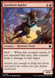Gorehorn Raider⁣ - Magic: The Gathering Foundations⁣ (Common)⁣ [89] - El Duelista