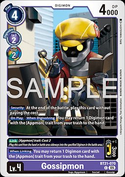 Gossipmon (BT21 - 070)⁣ - World Convergence⁣ (Common)⁣ [070] - El Duelista