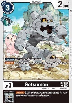 Gotsumon (EX7 - 038) (V.1)⁣ - Digimon Liberator⁣ (Uncommon)⁣ [038] - El Duelista