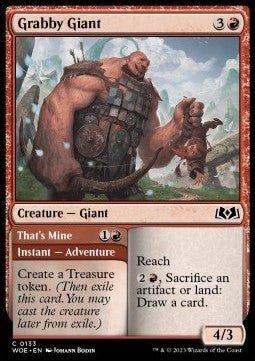 Grabby Giant // That's Mine⁣ - Wilds of Eldraine⁣ (Common)⁣ [133] - El Duelista