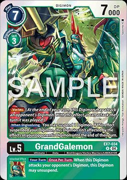 GrandGalemon (EX7 - 034)⁣ - Digimon Liberator⁣ (Rare)⁣ [034] - El Duelista