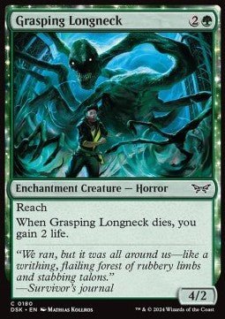 Grasping Longneck⁣ - Duskmourn: House of Horror⁣ (Common)⁣ [180] - El Duelista