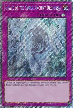 Grave of the Super Ancient Organism (V.4 - Platinum Secret Rare)⁣ - Quarter Century Bonanza⁣ (Platinum Secret Rare)⁣ [077] - El Duelista
