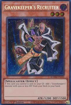Gravekeeper's Recruiter⁣ - Battles of Legend: Monster Mayhem⁣ (Secret Rare)⁣ [110] - El Duelista