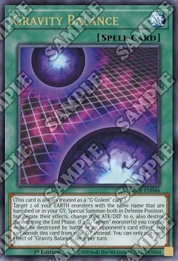 Gravity Balance - Battles of Legend: Crystal Revenge (Ultra Rare) [BLCR - 046] - El Duelista