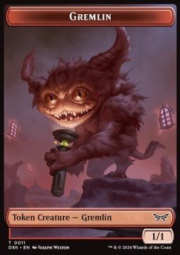 Gremlin Token (Red 1/1)⁣ - Duskmourn: House of Horror: Tokens⁣ (Token)⁣ [T11] - El Duelista