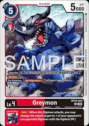 Greymon (BT24 - 010) - Time Stranger (Common) [BT - 24 - 010] - El Duelista