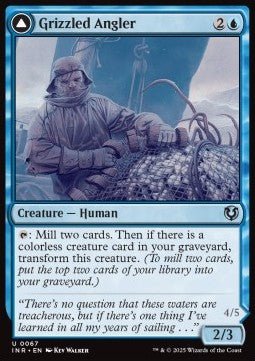 Grizzled Angler / Grisly Anglerfish⁣ - Innistrad Remastered⁣ (Uncommon)⁣ [67] - El Duelista