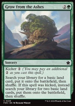 Grow from the Ashes⁣ - Magic: The Gathering Foundations⁣ (Common)⁣ [225] - El Duelista