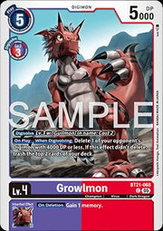 Growlmon (BT21 - 068)⁣ - World Convergence⁣ (Common)⁣ [068] - El Duelista