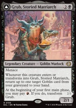 Grub, Storied Matriarch // Grub, Notorious Auntie - Lorwyn Eclipsed (Rare) [ECL - 105] - El Duelista