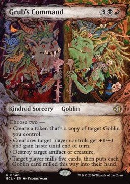Grub's Command - Lorwyn Eclipsed: Extras (Rare) [XECL - 340] - El Duelista