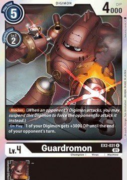 Guardromon (EX2 - 031) (V.1)⁣ - Digital Hazard⁣ (Rare)⁣ [031] - El Duelista