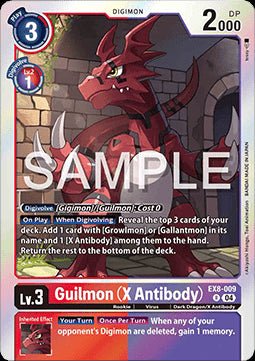 Guilmon (X Antibody) (EX8 - 009) (V.1)⁣ - Chain of Liberation⁣ (Rare)⁣ [009] - El Duelista