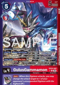 GulusGammamon (EX10 - 042) (V.2) - Sinister Order (Alternative Art) [042] - El Duelista