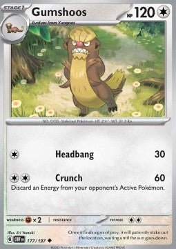 Gumshoos⁣ - Obsidian Flames⁣ (Uncommon)⁣ [177] - El Duelista