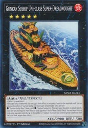 Gunkan Suship Uni - class Super - Dreadnought - 2022 Tin of the Pharaoh's Gods (Common) [MP22 - 214] - El Duelista