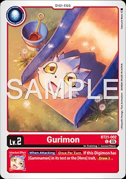 Gurimon (BT21 - 002)⁣ - World Convergence⁣ (Common)⁣ [002] - El Duelista